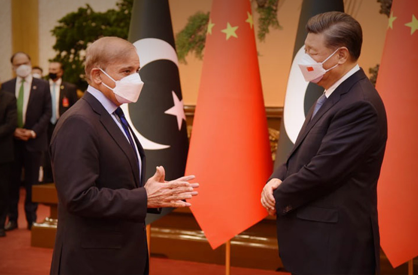 وزیراعظم اور چینی صدر کی ملاقات۔۔ اسٹریٹجک پارٹنر شپ اور اقتصادی تعاون کے فروغ پر اتفاق