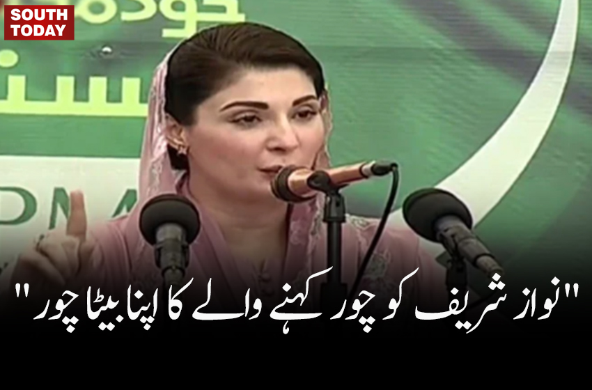 " نوازشریف کو چور کہنے والے کا اپنا بیٹا چور"