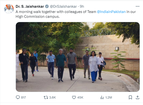 شاندار میزبانی پر حکومت پاکستان کاشکریہ !،انڈیں وزیر خارجہ جے شنکر بھارت روانہ 