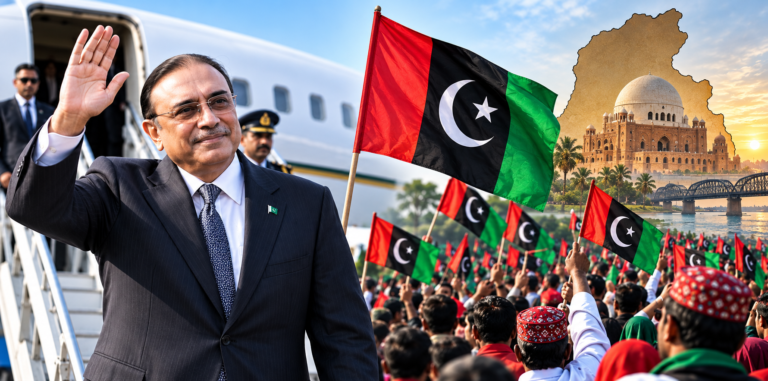 پیپلز پارٹی کی "سندھو دھرتی" کے نام سے سیاسی مہم ، آصف زرداری کی آج وطن واپسی؟
